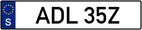 Truck License Plate